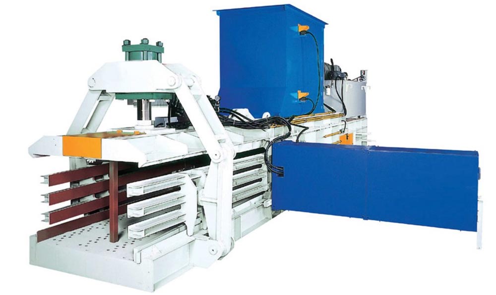 Channel Baler for Efficient Waste Recycling
